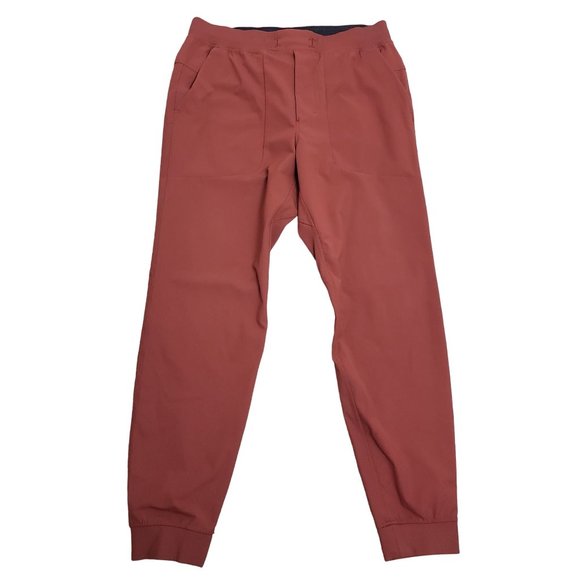 Lululemon ABC Jogger Mens Size Large Date Brown Athleisure w/ Pockets Drawstring - Picture 1 of 9